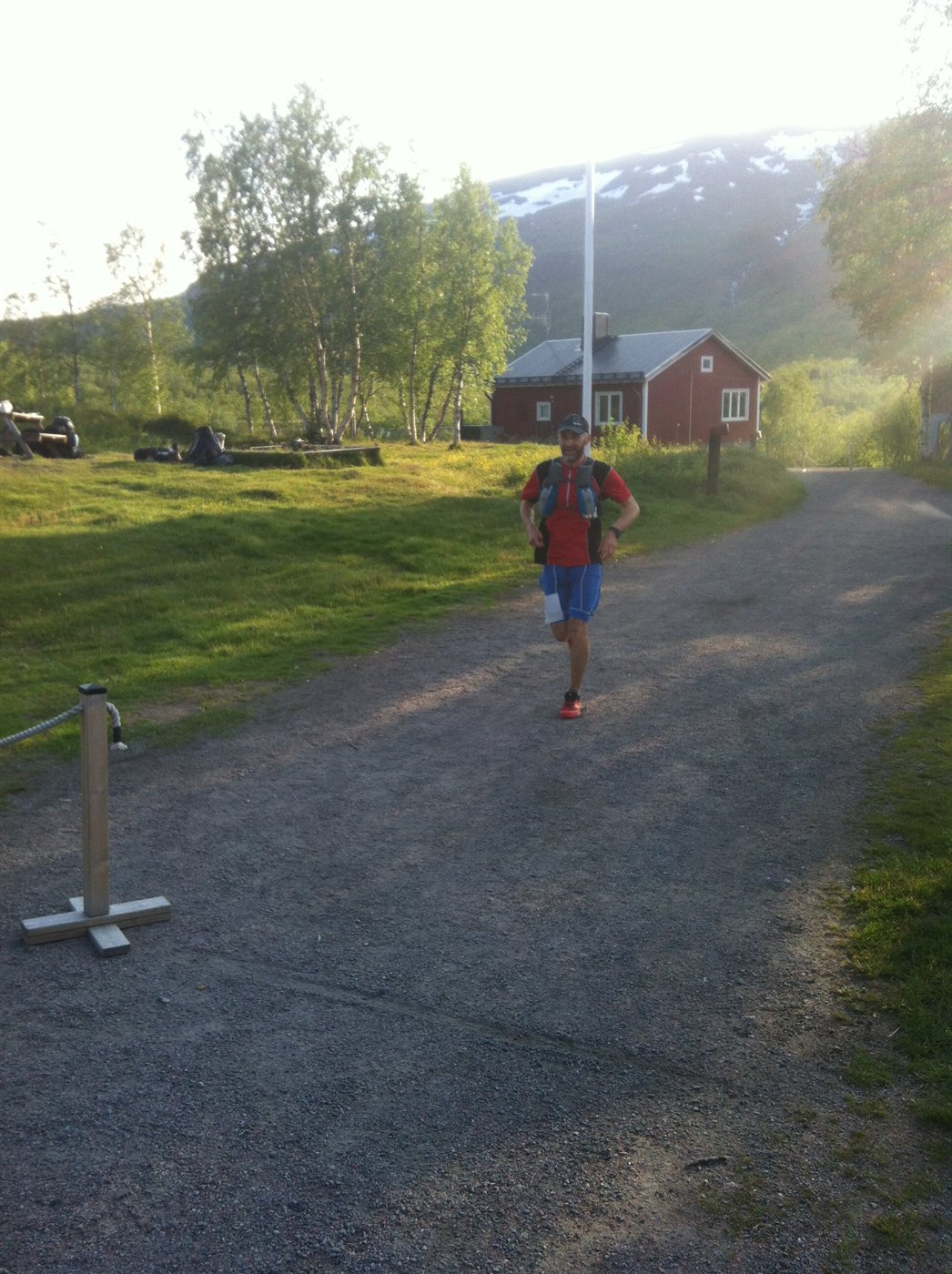 Jonas Johansson spurten mot mål Abisko SAU 2015