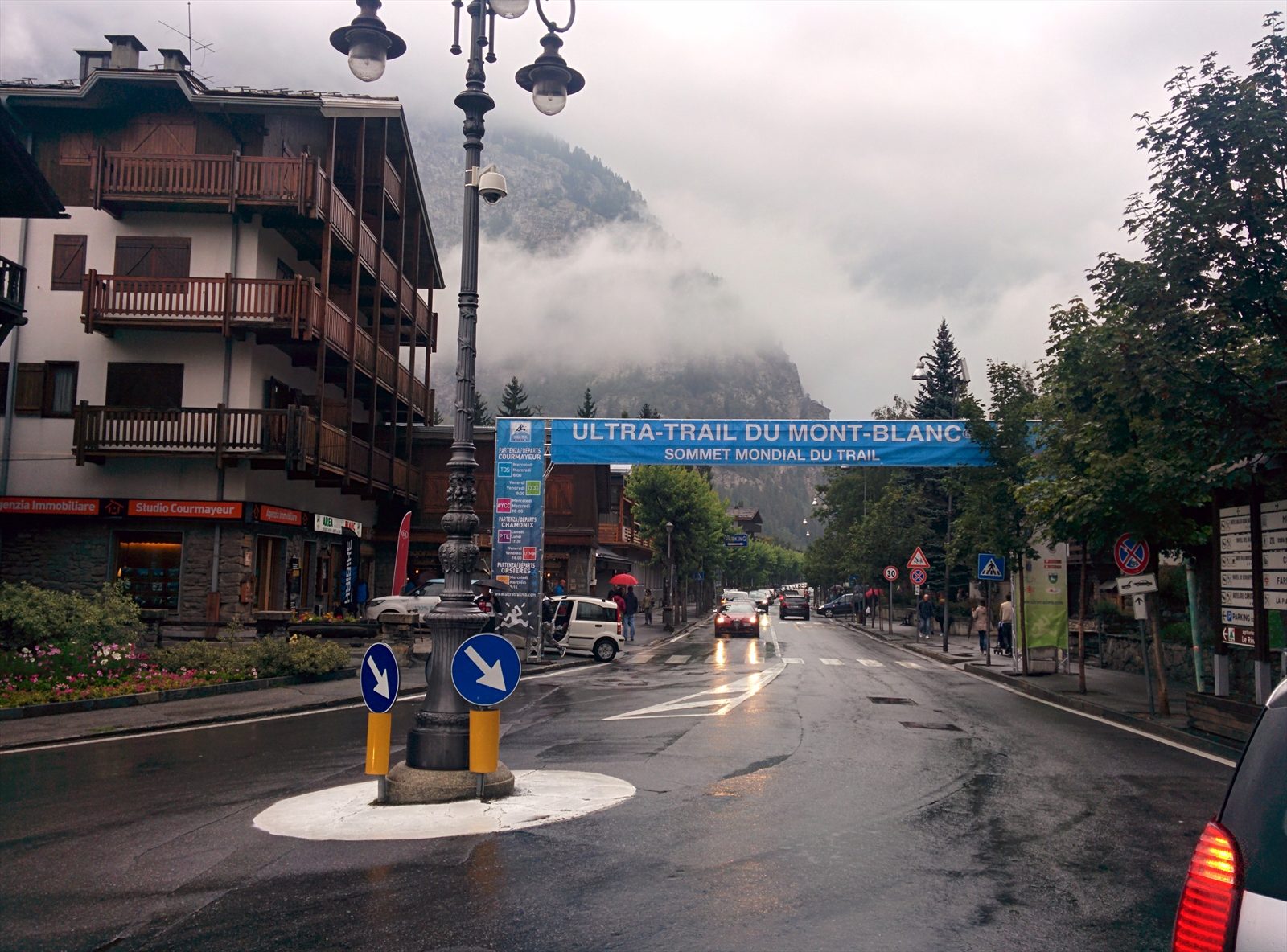 Courmayeur inför starten av TDS 2015